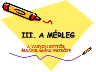 I I I. A M ÉRLEG