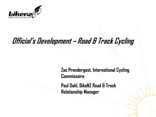 Official’s Development – Road &amp; Track Cycling