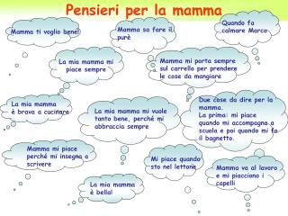 Pensieri per la mamma