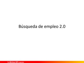 Búsqueda de empleo 2.0