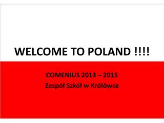 WELCOME TO POLAND !!!!
