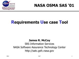 NASA OSMA SAS '01