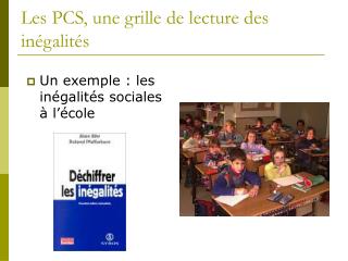 Les PCS, une grille de lecture des inégalités