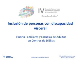 Huerta Familiares y Escuelas de Adultos en Centros de Diálisis