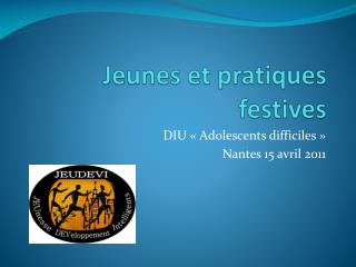 Jeunes et pratiques festives