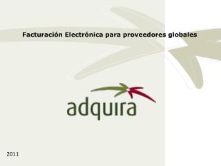 Facturación Electrónica para proveedores globales