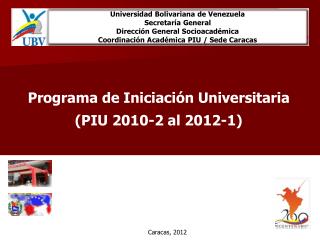 Programa de Iniciación Universitaria