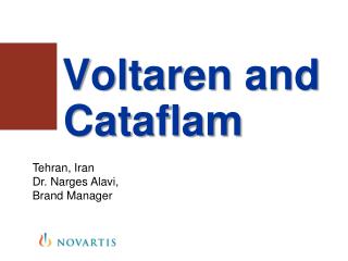 Voltaren and Cataflam