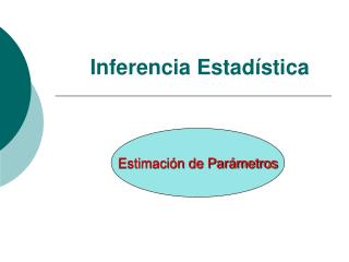 Inferencia Estadística