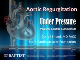 Aortic Regurgitation