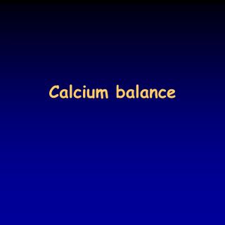 Calcium balance
