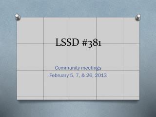 LSSD #381