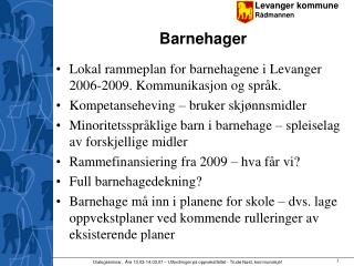 Barnehager