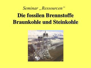 Seminar „Ressourcen“