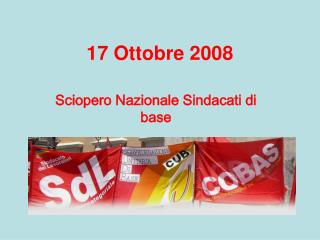 17 Ottobre 2008