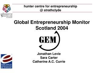 hunter centre for entrepreneurship @ strathclyde