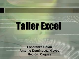 Taller Excel