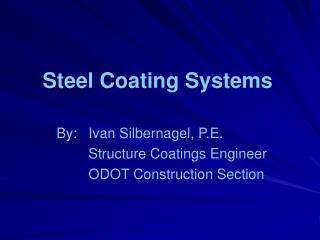 Steel Coating Systems