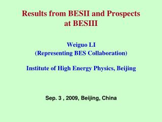 Results from BESII and Prospects at BESIII