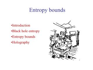 Entropy bounds