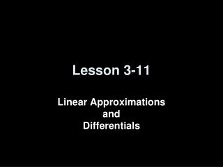 Lesson 3-11