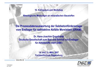 16. Kolloquium und Workshop Rheologische Messungen an mineralischen Baustoffen