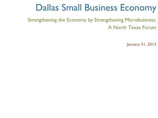Dallas Small Business Economy