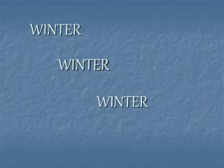 WINTER