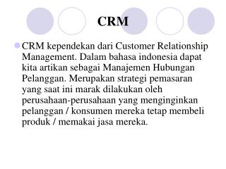 CRM