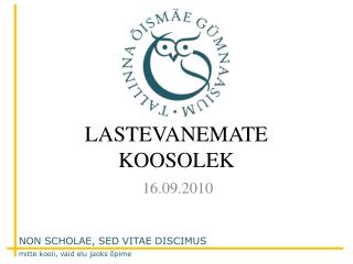 LASTEVANEMATE KOOSOLEK