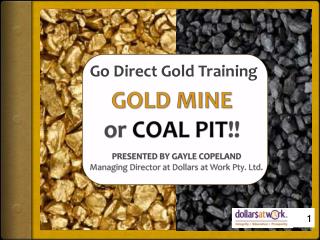 GOLD MINE or COAL PIT !!