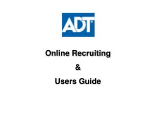 Online Recruiting &amp; Users Guide