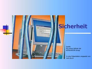 Sicherheit