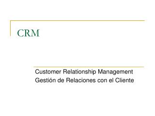 CRM