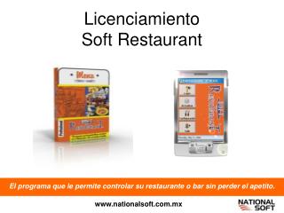 Licenciamiento Soft Restaurant