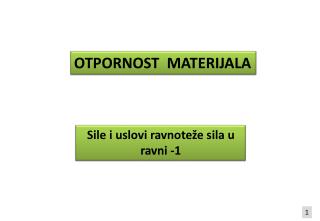 O TPORNOST MATERIJALA