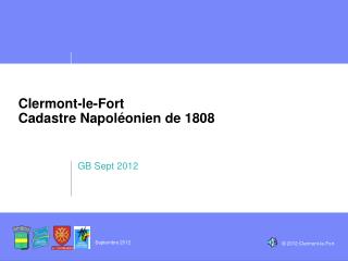 Clermont-le-Fort Cadastre Napoléonien de 1808