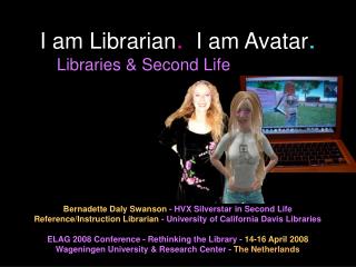 I am Librarian . I am Avatar .