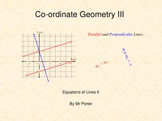 Co-ordinate Geometry III