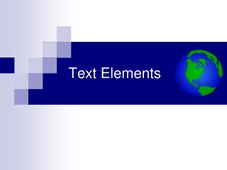Text Elements
