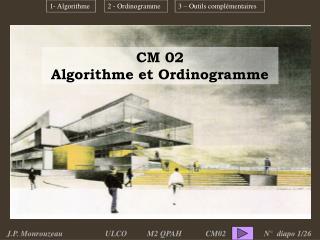 CM 02 Algorithme et Ordinogramme