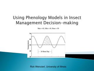 Using Phenology Models in Insect Management Decision-making