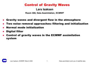 Control of Gravity Waves