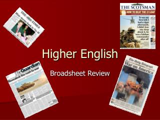 Higher English