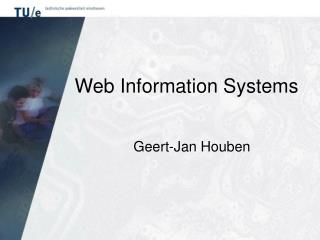 Web Information Systems