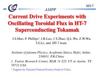 Current Drive Experiments with Oscillating Toroidal Flux in HT-7 Superconducting Tokamak