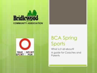 BCA Spring Sports