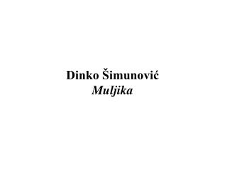 Dinko Šimunović Muljika