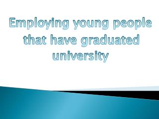 Employing young people