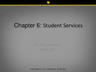 Chapter 6: Student Services